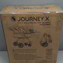 Baby Stroller, 2 in 1 Newborn Stroller Convertible Bassinet for Infant Toddler Pram with Footmuff (Black)