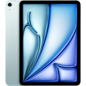 Apple iPad Air 11-inch with M3 chip Built for Apple Intelligence, Liquid Retina Display, 128GB, 12MP Front/Back Camera, Wi-Fi 6E + 5G Cellular, Touch ID, All-Day Battery Life  Blue
