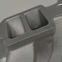 2703 Intake Manifold Aluminum Dual Plane with Oil Fill Tube Compatible with Chevy Small Block SBC 305 327 350 1955-1986 262-400 V8 Engine