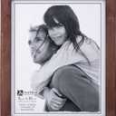 Malden 8x10 Picture Frame - Wide Real Wood Molding, Real Glass - Stonewashed Walnut