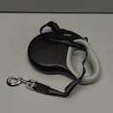 Fida Upgraded Retractable Dog Leash 30ft, Heavy Duty Pet Walking Leash for Medium/Large Breed up to 110 lbs, 360 Tangle-Free Long Retract Dog Lead, Soft Grip, One-Hand Brake, Black