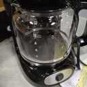 Mueller 12-Cup Drip Coffee Maker - Borosilicate Carafe, Auto-Off, Reusable Filter, Anti-Drip, Keep-Warm Function, Clear Water Level Window Coffee Machine, Kitchen Essentials & Accessories (Black)