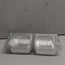23 Pcs Clear Hinged Plastic Containers with Lids,Individual Cake Slice Containers,Square Plastic Food Container,Disposable Clamshell Take Out Containers for Cakes,Cookies,Pasta,Sandwiches,Salad