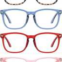 CCVOO Reading Glasses for Women/Men, Eyeglasses, Blue Light Readers for Women/Men, Computer Eye Glasses, Cheaters (6 Pack Mix) 2.75