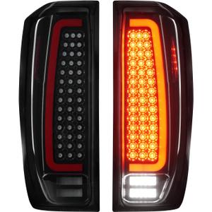 LED Tail Light Fit for Sierra 1500 2019-2023, for Sierra 2500HD 3500HD 2020-2023, Rear Taillight Assembly, Black Housing Smoke Lens