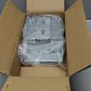 8x8 Galvanized Post Base for Concrete, 4 Pack Post Deck Base Anchor for 7.5x7.5 Wood, Post Base Holder with 1" Standoff for Deck Gazebo Pergola Porch, Includes 8 Fastener & 64 Screws