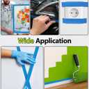 Lzerking Painters Tape 16 Rolls (Total 960 Yards) 0.94 Inch x 60 Yards Masking Tape Blue Paint Tape for Walls, Wood, Glass No Residue, Easy Tear