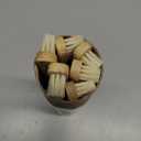 Gaia Guy Natural Bristle Bamboo Toothbrush (NO Nylon - Boar Hair ONLY) - Totally Compostable & Biodegradable Boar Bristle and Bamboo Toothbrushes - Zero Waste - 6-Pack