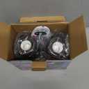 7W RGBW Uplights Indoor, Spotlights Indoor Christmas LED Color Changing Uplights Indoor with Remote Dimmable Function Memory Feature LED Ambient Lighting for Party,Bar,Esports Room,2 Pack