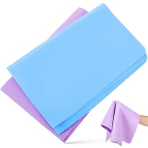 HEALLILY 2 Pcs Extra Large PVA Absorbent Towels for Car Drying, 26" X 17" Microfiber Cleaning Cloths, Soft and Durable Rags for Cars, Travel, and Home Use