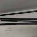 Tenare 4 Pieces Hanging File Rails PVC Black File Rails Hanging System Keeping Your Folders Neat and Organized(1/2 Inch Drawer Sides 24 Inch Long)