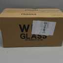 UMEIED 12 Pack 7.2oz Glasses, Small Stemware for Red , Port, Sherry, Dessert , Crystal Clear Classic Glass Goblets Elegant Glassware for Restaurants, Bars, Home Use