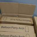 Metal Arch Backdrop Stand Set of 3, Heavy-Duty Balloons Arch Frame for Wedding Ceremony, Party, Baby Shower, Birthday Decorations (Gold, 4ft+5ft+6ft)