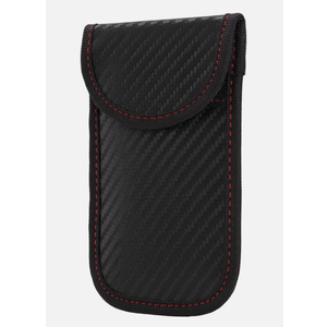 1Pcs Car Key Signal Blocker Pouch, Black Pouch for Car Keys, Keyless Signal Blocking Key Case, RFID Blocker Bag for Car Security