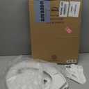 Bemis 7300SLEC Slow Close Toilet Seat, Easy Clean Hinges and Durable Plastic Seat, Made in USA, Elongated, White