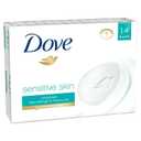 Dove Beauty Bar Soap Sensitive, 20 Bars for Sensitive Skin, Fragrance Free and Hypoallergenic 3.75 oz