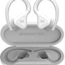 Monster DNA Fit Wireless Bluetooth Earbuds - Noise Cancelling Earbuds with Wireless Charging Case & Built-in Microphone, Water Resistant Bluetooth Headphones & Ear Buds (Regular, White)
