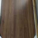 LYNCOHOME Fluted Lift Top Coffee Table with Storage,Modern Oval Coffee Table for Living Room or Home OfficeWalnut