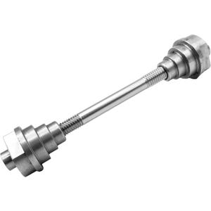 Bicycle Wheel Truing Stand Cycling Thru Axle Adapter Hub Repair Tool Suitable for 12mm, 15mm, 20mm Thru Hub. (Large, Silver)