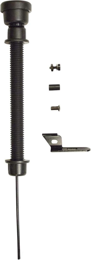 EZHT001 Gate Latch Pull Gate Opener Black Adjustable from 2" to 7" Posts