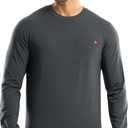 Wrangler Men's Long Sleeve Pocket T-Shirt with UPF (3X-Large Big)
