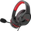 Gaming Headset for Xbox One, PS5, PS4, PC, Sega Game Gear and Other Devices with 3.5mm Audio Jack, Plug and Play, Gaming Headphones for Nintendo Switch with Clear Mic, Folding Design for Kids (Red)