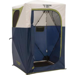 Territory Tents® Jet Set Privacy Shower Tent, Jet Set Framework, No Assembly, Camp Shower, Camp Restroom, Privacy Tent Shower, 78” x 62” x 62”, PT100DB