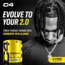 C4 Original Pre-Workout Powder For Endurance, Focus & Performance with 150mg Caffeine, Beta-Alanine, Creatine, Zero Sugar, 30 Servings, Icy Blue Razz (EXP 06/01/26)