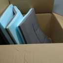 Foreard 3 Pcs Couch Cushion Support for Sagging Seat 20'' x 20'' Curved High-Density Foam Supporter Board for Furniture Seats Under Cushions Sag Repair (Blue)