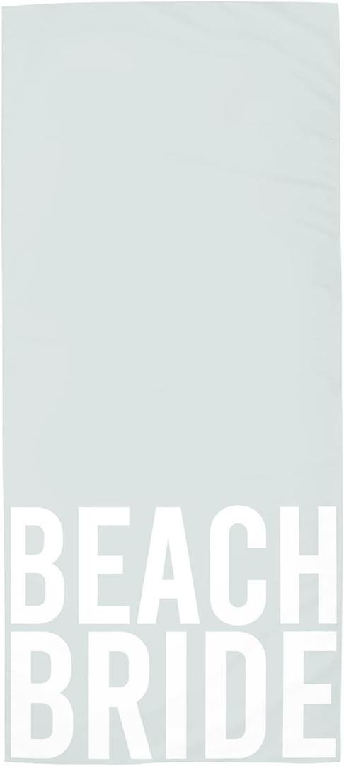 Santa Barbara Design Studio Beach Towels - Quick Dry Microfiber Oversized Towel Bath Sheet, 78" x 35", Beach Bride