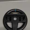 Orzly Steering Wheels  Compatible with Switch 2 (2025 Console)  Twin Pack Racing Wheel Accessories for Joy-Con Controllers and MarioKart Racing Games (2 Black Wheels) Gift Boxed