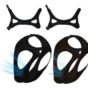 Chin Strap for Mouth Breathers - Adjustable Jaw Support,Comfortable Breathable Strap for Side Sleepers