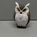 Owl Statue Garden Decor, Resin Waterproof Halloween Indoor Outdoor Lawn Yard Patio Office Living Room Decoration Gifts for Mom Women (8.3 Inch)