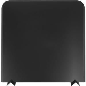 Firebacks for Fireplace-Stainless Steel Fireback with Adjustable Feet, 27" x 27" Fireplace Heat Reflector, Fireplace Back Plates, Painted Black Heat-Resistant Material for Wall Protection