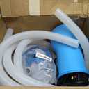 Standard Series Above Ground Pool Filter Pump - 800 GPH Flow Rate | Rapid Circulation & Micro-Debris Filtration, Pool Cartridge Filter Pump System - Keep Water Crystal Clean & Clear-Deep Blue