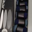 FITRELL Men's 6 Pack Ankle Running Socks Low Cut Cushioned Athletic Sports Socks 7-9/9-12/12-15