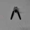 Heavy Duty Hand Crank Can Opener - Extra-long Handles, Oversized Knob, Easy for Big Cans, Black