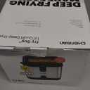 Chefman Fry Guy, The Most Compact & Convenient To Deep Fry Comfort Food, Restaurant-Style Basket With A 1.6-Quart Capacity, Easy-View Window & Adjustable Temp Control, Stainless - 1.5 Liter