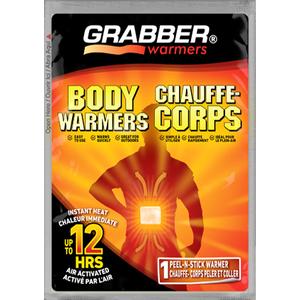 Grabber Performance Peel N Stick Body Warmer (4 warmer)