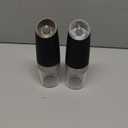 Electric Pepper Grinder,Rechargeable Spice Mills with LED Light with Adjustable Coarseness One Handed Push Button Peppercorn Grinders and Sea Salt Mills for Christmas Gift/Housewarming Gift -black