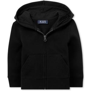 The Children's Place And Toddler Zip Up Hoodie (Black)