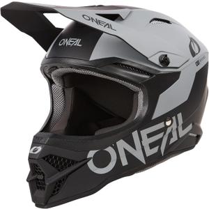 O'Neal 3SRS Helmet Adult Solid Black/Grey (XX-Large)