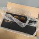 Calmbee 9 in 1 Bamboo Storage Bag Organizer for Kitchen Drawer – Plastic Wrap Dispenser with Cutter & Foil Organizer, Wooden Baggie Organizer for Sandwich, Snack, Gallon, Quart Sizes, Black