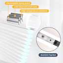 SUNFREE Cordless Cellular Shades Honeycomb Blinds Light Filtering Shades for Window and Door, Home and Office 29 x 64 inch White