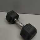 Amazon Basics Rubber Hex Dumbbell Hand Weight (20LB)