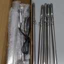 Grill Replacement Parts for Charbroil Performance 5 Burner 463448021 463450022 463451022, 4 Burner 463365021 463352521 463366022, G325-0002-W1 G327-2100-W1, 15.5 Heat Plate, 15.3 Burner, Igniter