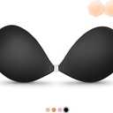 VOCH GALA Sticky Bra Push Up for Women, Strapless Backless Bras for Wedding/Parties/Events, Comfortable Adhesive Black