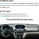 Dash Cover Mat Custom Fit for Honda Odyssey Dashboard Pad Cap Carpet Protector K226 (Black)