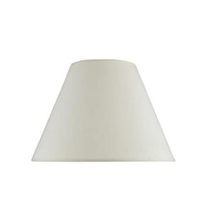 Aspen Creative 32017A Transitional Hardback Empire Shaped Spider Construction Lamp Shade in Off White, 15" wide (7" x 15" x 11")