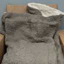 Exclusivo Mezcla Reversible King Size Sherpa Blanket, Thick and Warm Fleece Blankets for Winter, Soft Plush Fluffy for Bed, 90x104 Inches, Brown/Khaki